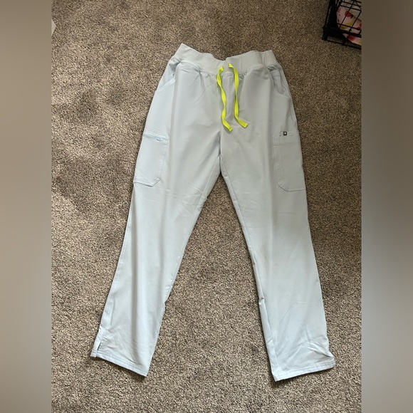 NWOT Figs Women’s High Waisted Yola Skinny Scrub Pants-Size XL/T-Open Skies - Picture 3 of 6
